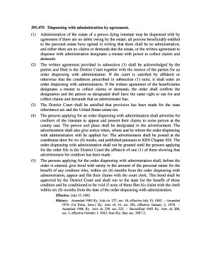 Fillable Online lrc ky 395470 krs form Fax Email Print - pdfFiller