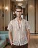 Buy Cream Shirts for Men by Shein Online | Ajio.com