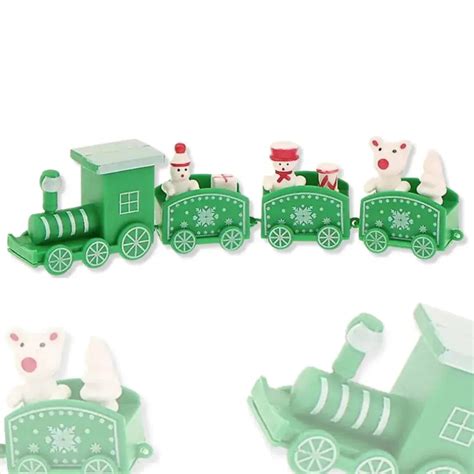 Green Toy Train Cake Topper for Kids Birthday Cakes