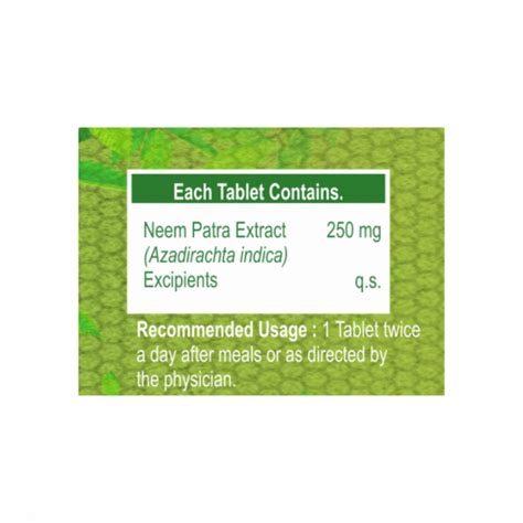 Pure Nutrition Neem (60 Tablets) – Greenleafdrugstore