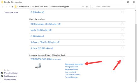 Image result for Backup BitLocker Recovery Key