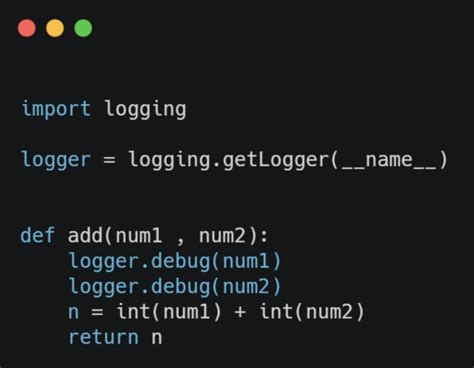 Image result for Logger.debug Python