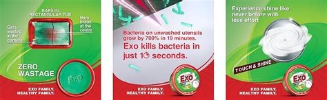 Exo Round Dishwash Bar 500gm | Complete Dishwashing Solution With Anti ...