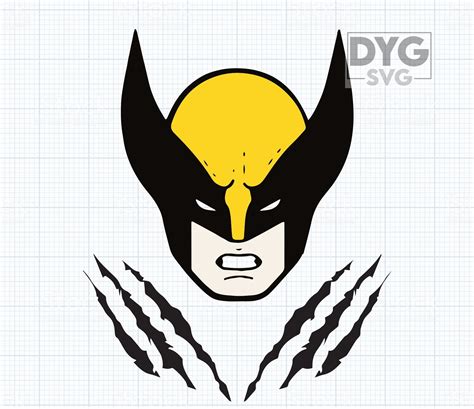 Wolverine SVG, Wolverine Mask SVG, Wolverine PNG, Wolverine Claws , X-men Svg, Eps, Clipart, Cut ...