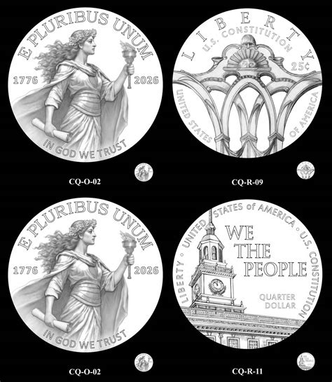 2026 U.S. Constitution Quarter Designs Recommended
