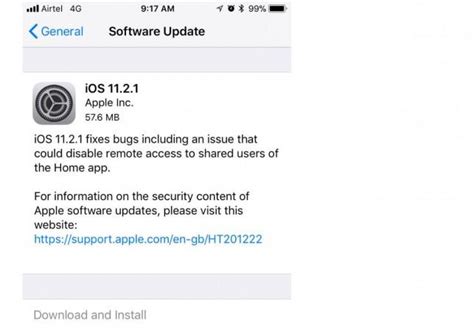 Apple iOS 11.2.1 update is rolling out to iPhones, iPads and iPods ...