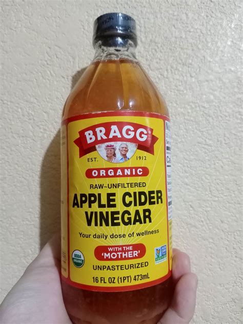 473ml Bragg Organic Raw-Unfiltered Apple Cider Vinegar with the Mother ...