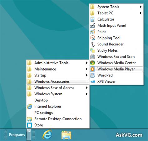 Image result for Windows 8 Start Menu Programs
