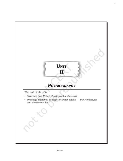 Kegy102 - NCERT basics - PHYSIOGRAPHY This unit deals with Structure ...