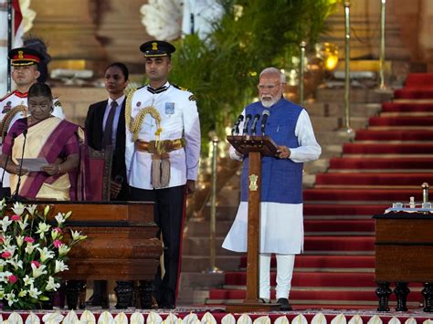 Modi oath ceremony updates: Indian PM makes history with third term ...