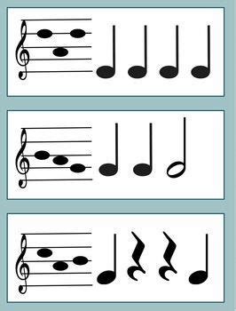 Image result for Rhythm Exercises Treble Clef