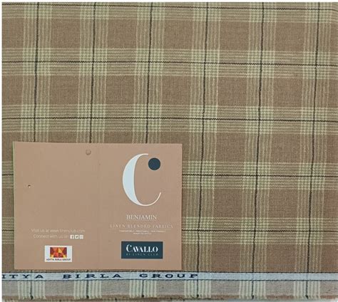 Linen Club Linen Self Design Trouser Fabric – Mansfab