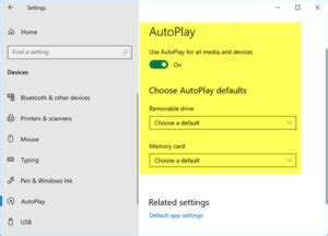 Image result for AutoPlay Settings