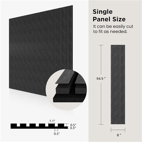 SOCBAZZAR Two Wood Slat Acoustic Panels for Wall and Ceiling, India | Ubuy