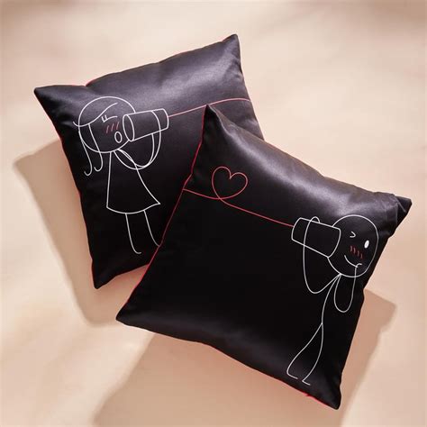 Buy Ebony Set of 2 Filled Cushions - 40x40cm from Home Centre at just ...