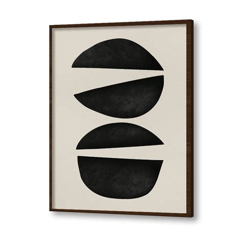 Buy Studio Artemist Harmony 11 Black n white Abstract Canvas Painting ...