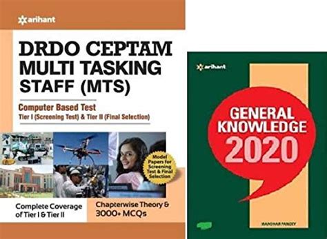 ARIHANT DRDO CEPTAM MULTI TASKING STAFF ( MTS ) 2020 + GK : ARI HANT ...