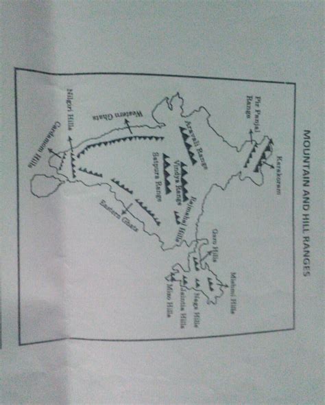 In an outline map of india mark the following 1-soil type foind mainly ...