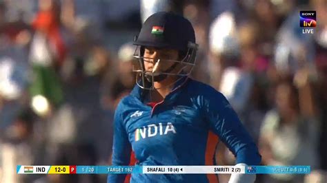 India has started in an explosive manner. Shefali Varma has scored 10 ...