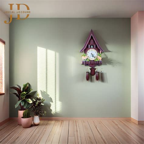 Wall Clock Cuckoo Clock Style 01 - Cuchoo Kuku Bird Alarm Bell Music ...