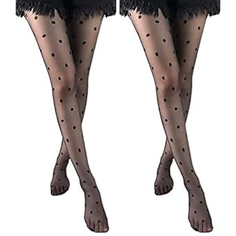 Buy MAPPERZ Sheer Mesh High Waist Tights, Opaque Fleece Fishnet ...