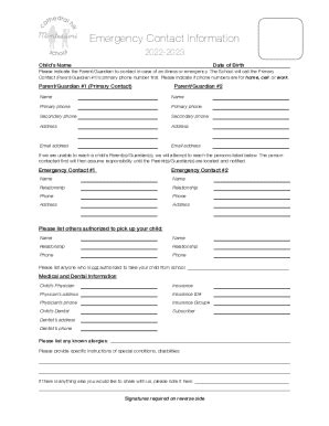 Fillable Online Kelly Elementary SACC Program - Registration Form Fax ...