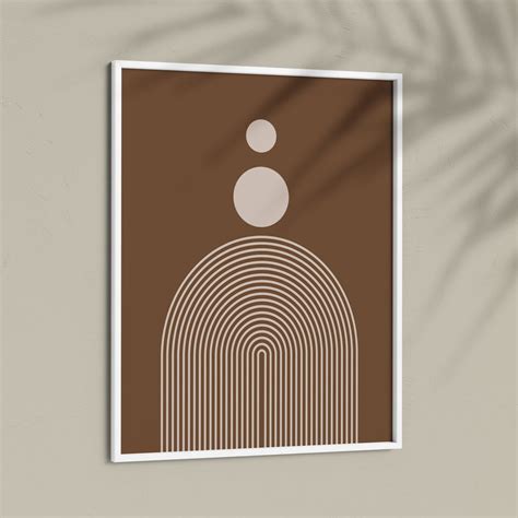 Geometric Semicircle III Wall Art, Living Room Art Designs – Nook At You