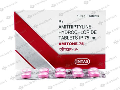 AMITONE 75MG TABLET 10'S, Price, Composition & Generic Alternatives ...
