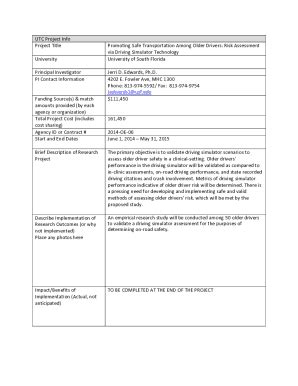 Fillable Online stc utk USF RPD FORM 3-14 Fax Email Print - pdfFiller