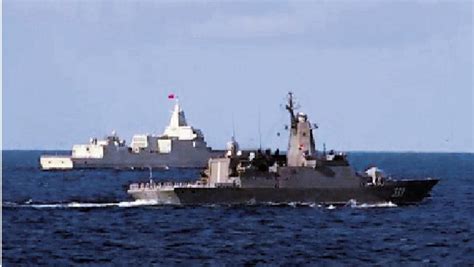 中俄海上联演开幕 两军在054A舰下集结(组图)-搜狐滚动