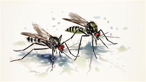 Premium Photo | BiteFree Summer Tips for Keeping Mosquitoes at Bay Watercolor Image