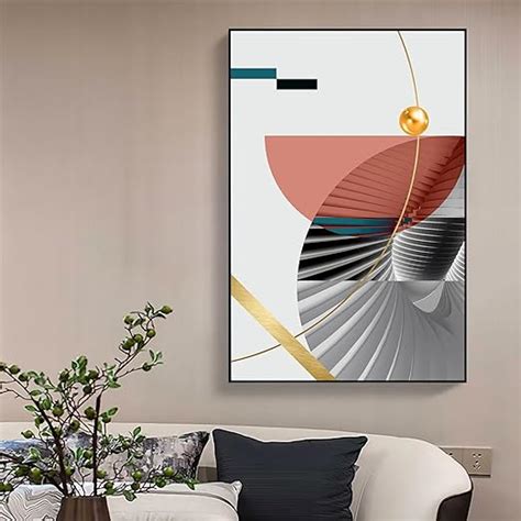 Art Street Canvas Painting Abstract Architectural Space Inkjet Decorat ...