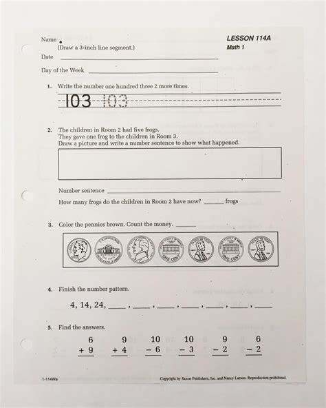 First Grade Saxon Math 的图像结果