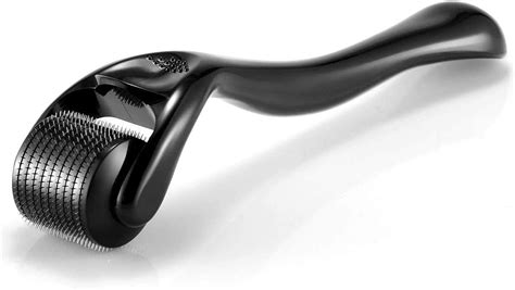 Beard Growth Roller/Derma Roller 1.5mm - 540 Titanium Needles/Black ...