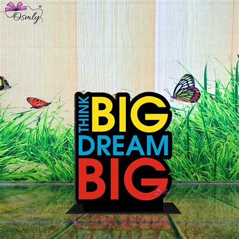 OSMLY Think Big Drams Big - Buy Online MDF Table Frame