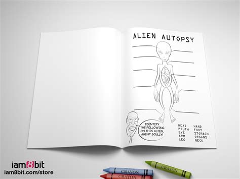 Slideshow: X-Files Coloring Book