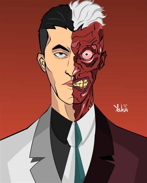 2. Two face #art #artwork #fanart #character #drawing #digitalart # ...