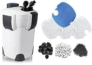 Diya's Aquarium External Canister Filter with 9 W UV Lamp, 2000L/H Flow ...