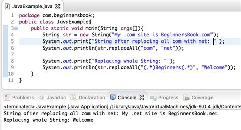 Image result for Java String Replace Method