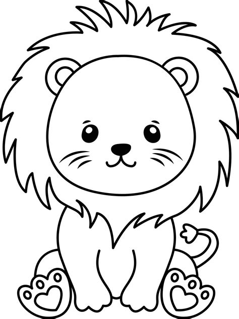 Coloring Pages Of Lions