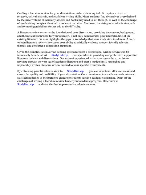 Image result for Dissertation Literature Review Example