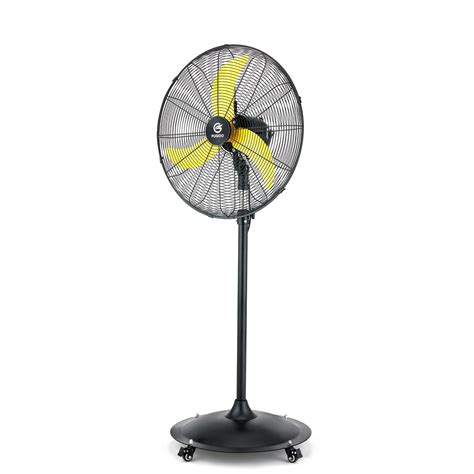 FUGOO 24'' Outdoor Oscillating Pedestal Fan With All Sealed Brushless ...