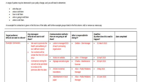 Comms Strategy Template 的图像结果