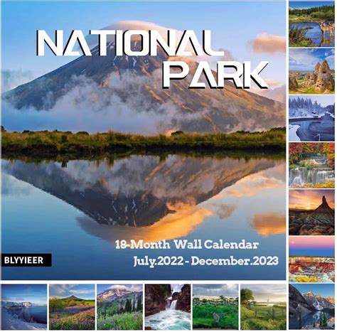 2023 Wall Calendar NATIONAL PARKS, Hangable Wall India | Ubuy