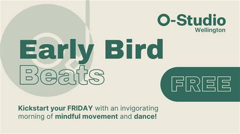🎶 Early Bird Beats , Blair Street, Wellington, New Zealand 6011, 9 May ...