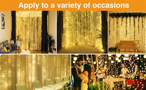 Party Propz White Net Curtain for Decoration with Fairy Lights ...