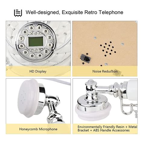 Buy Retro Vintage Telephone,FSK/DTMF Dual System Rotary Dial Antique ...