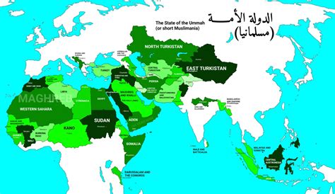 World Muslim Map