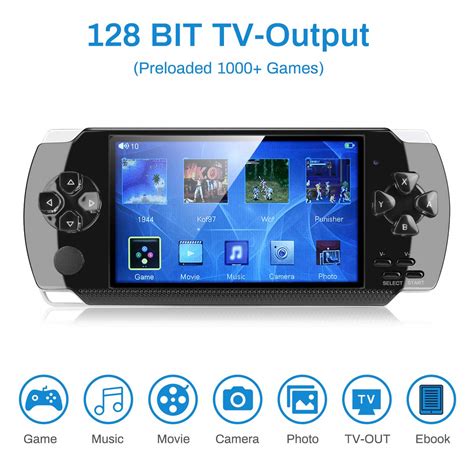 Laelr Portable Games Console Handheld Game Retro Gaming Console 4 ...