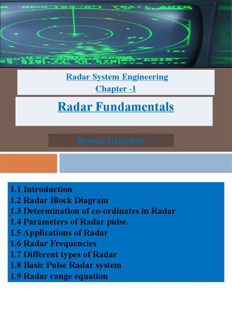 Image result for Radar Introduction